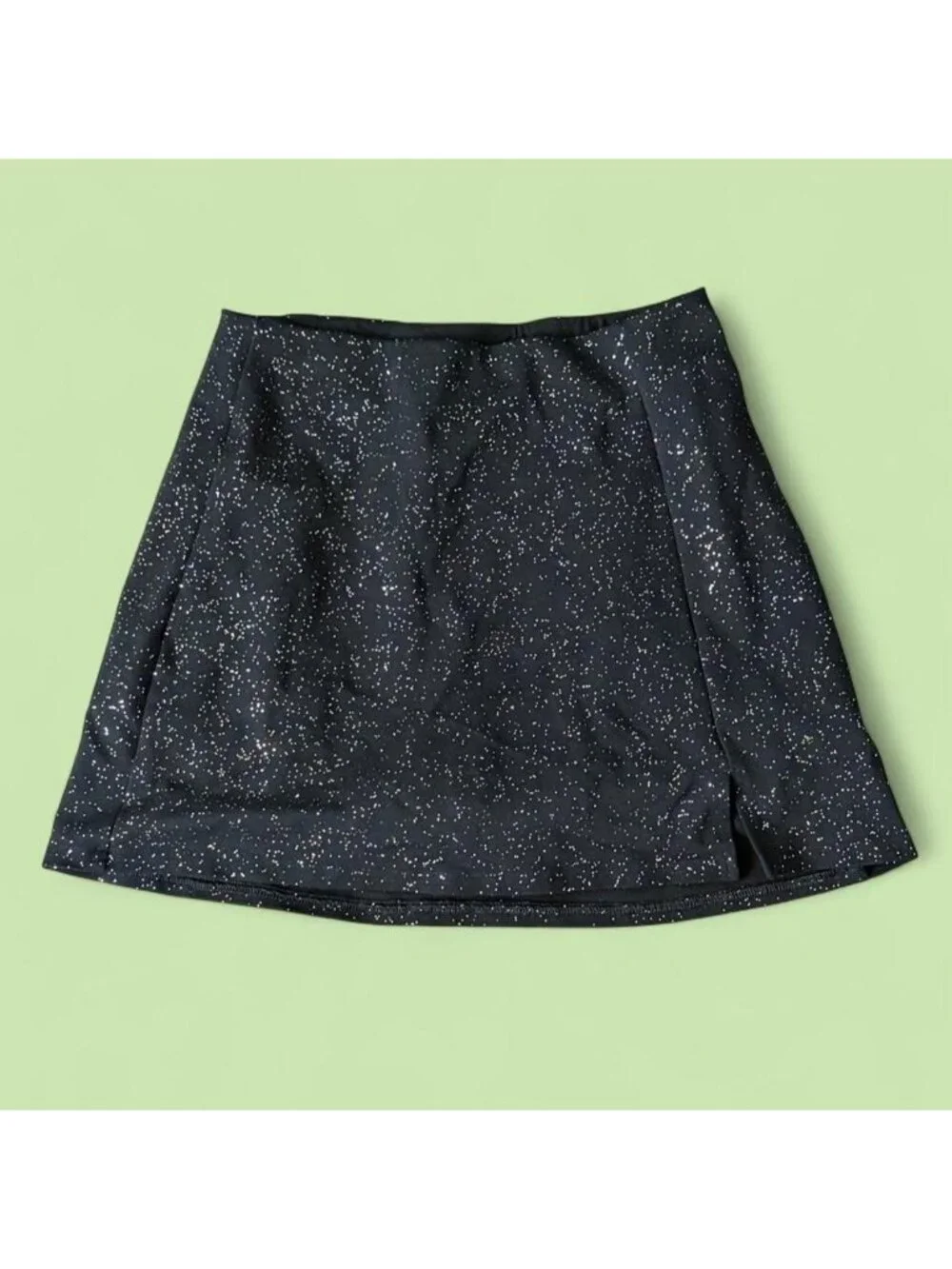 American Eagle sparkly black mini skort